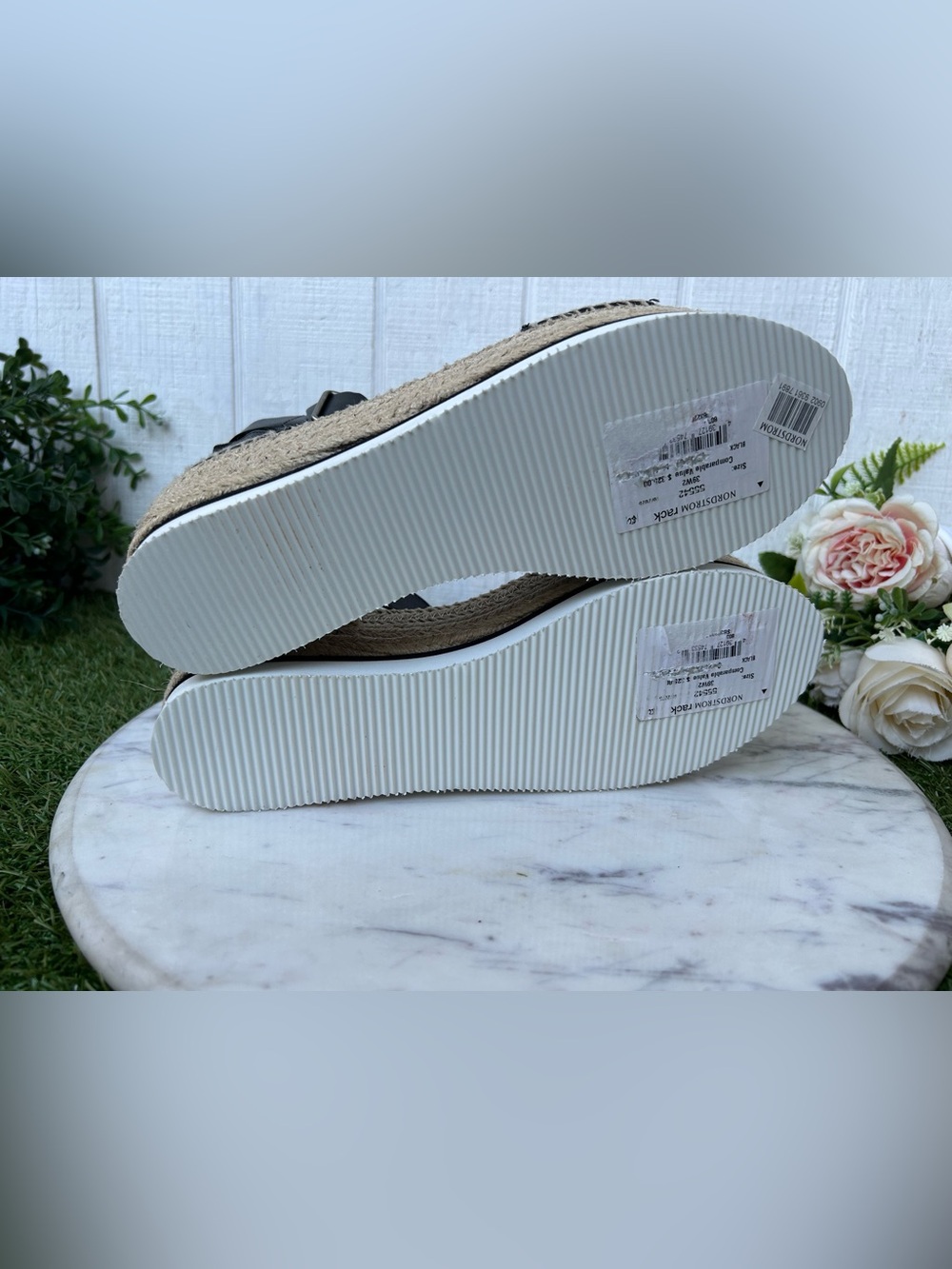 SEE BY CHLOE Glyn leather platform Espadrille Sandals $325 size 39 new - Picture 14 of 16